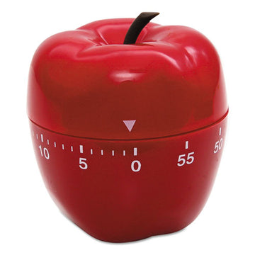 Baumgartens® Shaped Timer, 4" Dia., Red Apple freeshipping - TVN Wholesale